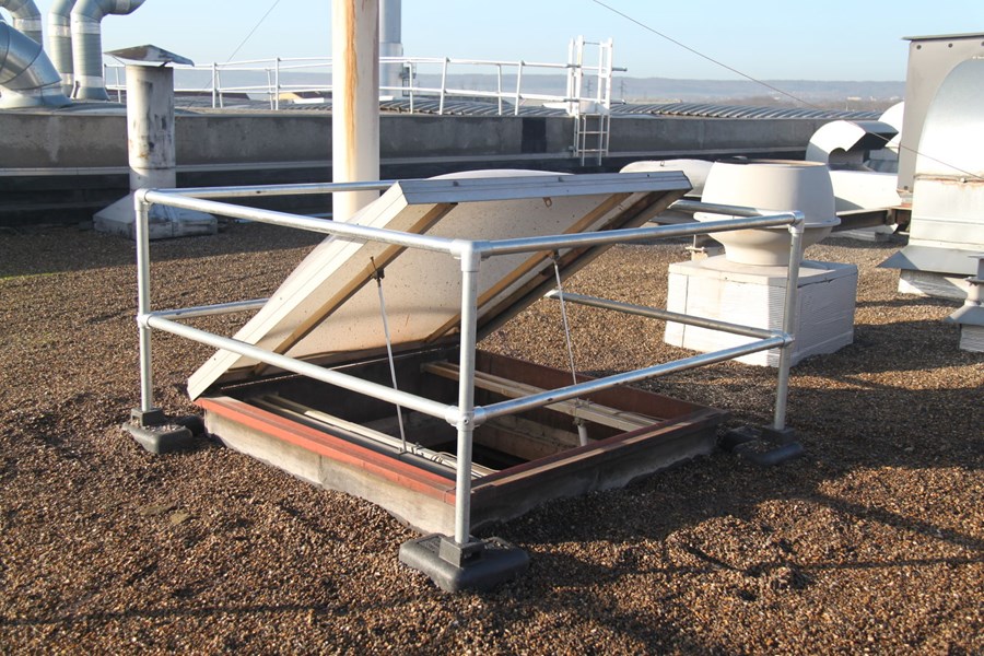 Kee Dome® Skylight Railing Fall Protection