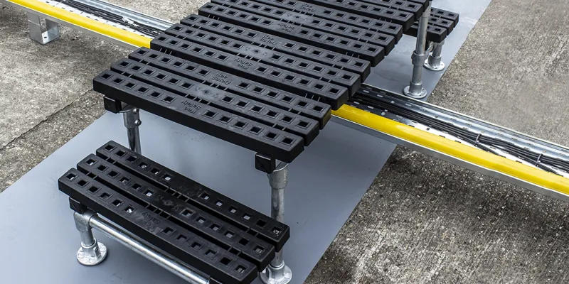 Ramp Fall Protection System Kee Access® Ramps - DDA Compliant Ramp & Railing System - Kee Safety