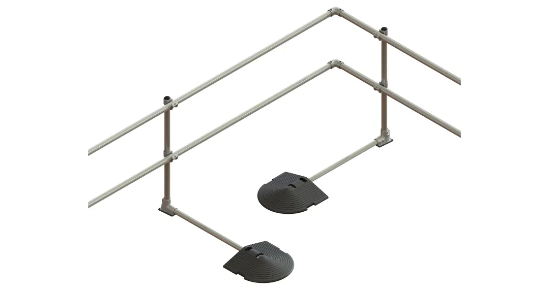 Free standing roof edge protection