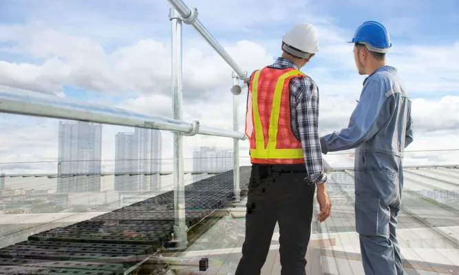 Safety Railing and Modular Guardrail made from Slip-on Railing Fittings ...