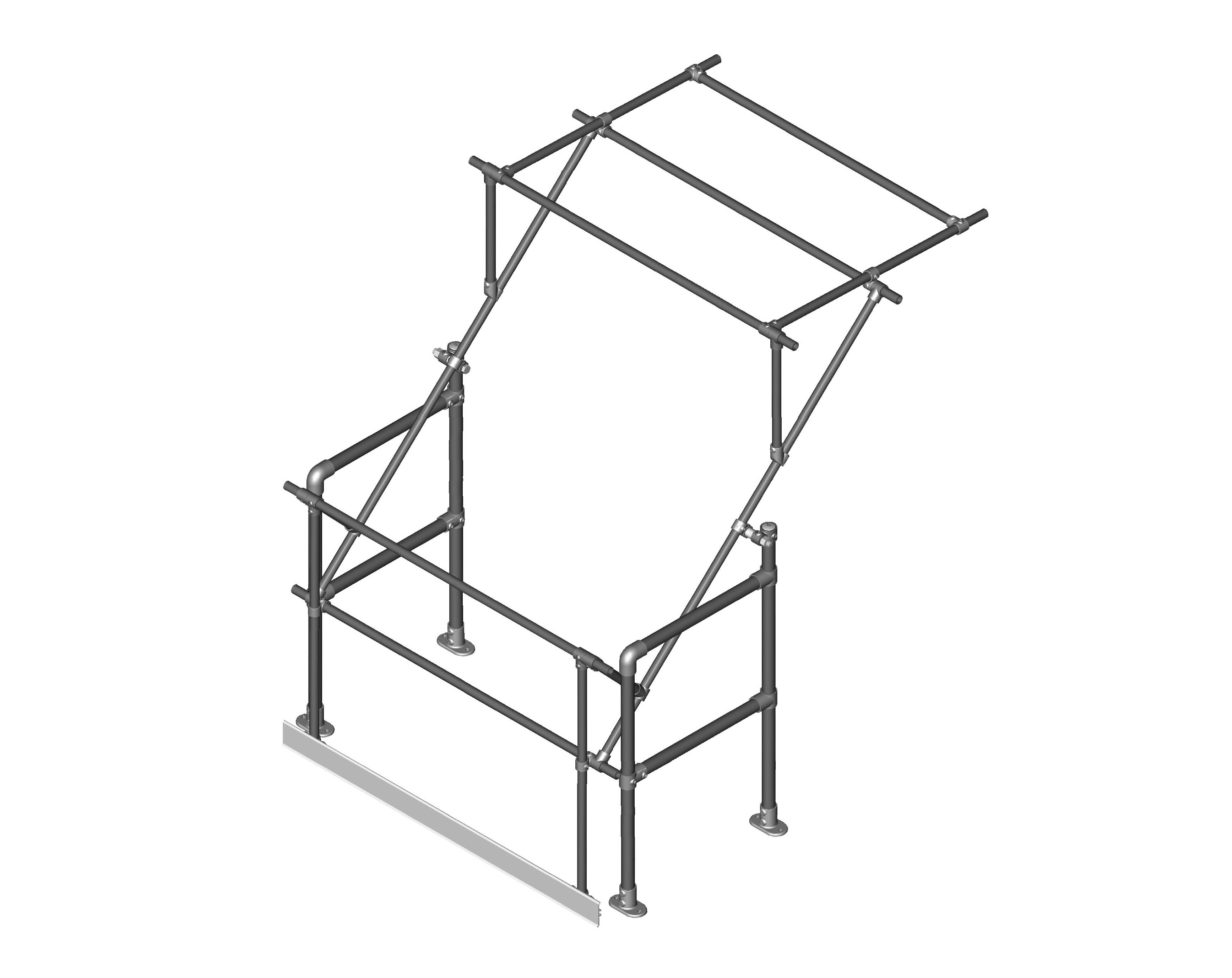 3Web. Pallet Gate Narrow Frame Model
