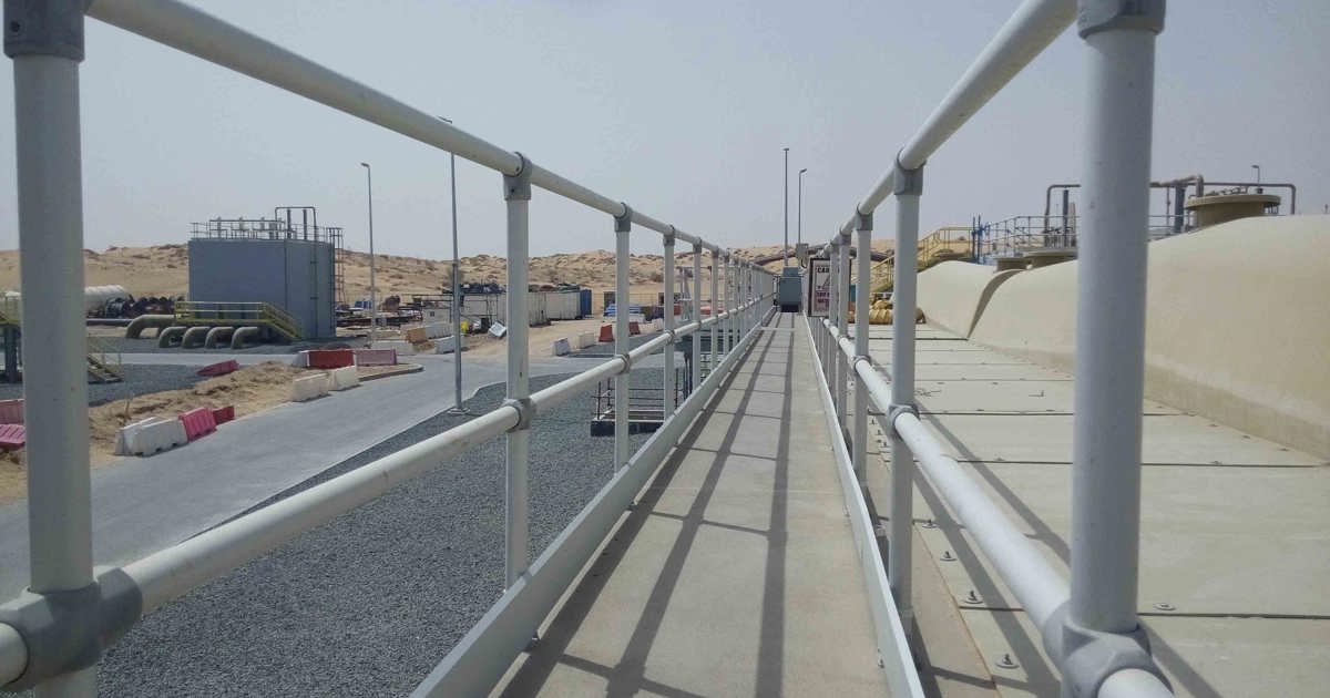 Anodised Aluminium Handrails and Guardrails - Kee Safety
