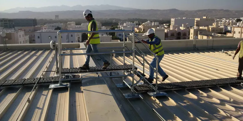 Ramp Fall Protection System Kee Access® Ramps - DDA Compliant Ramp & Railing System - Kee Safety