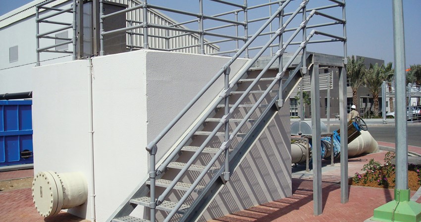 Galvanised Handrails For Stairs