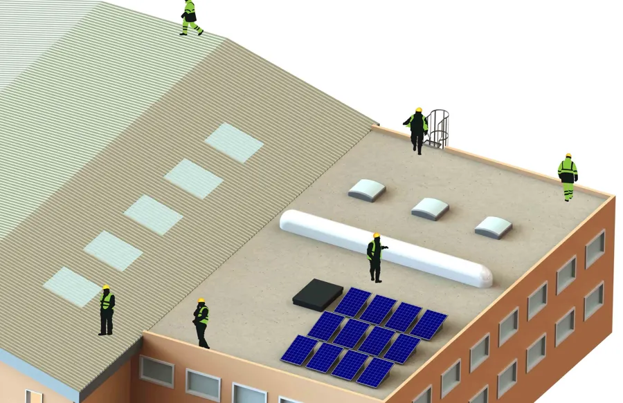 Hazards Uprotected Roof Edges